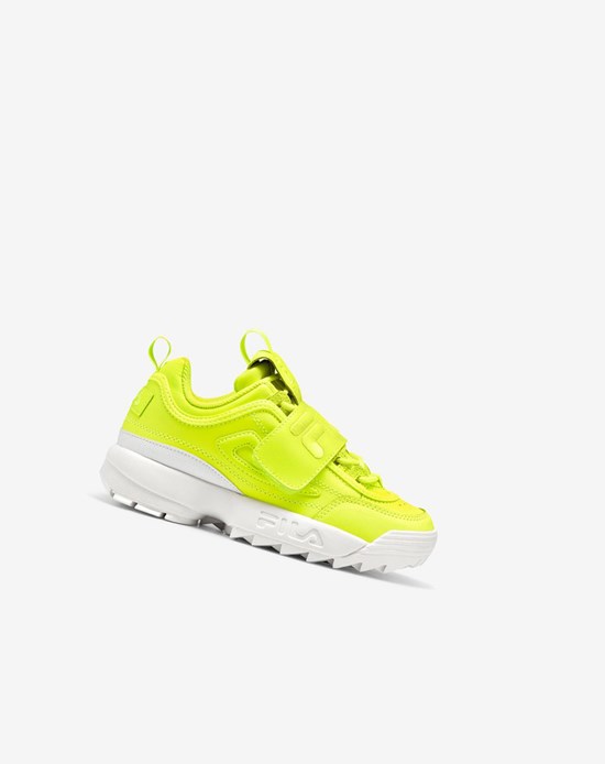 Fila Disruptor 2 Applique Sneakers Jaune Jaune Blanche | 352ARLWUN