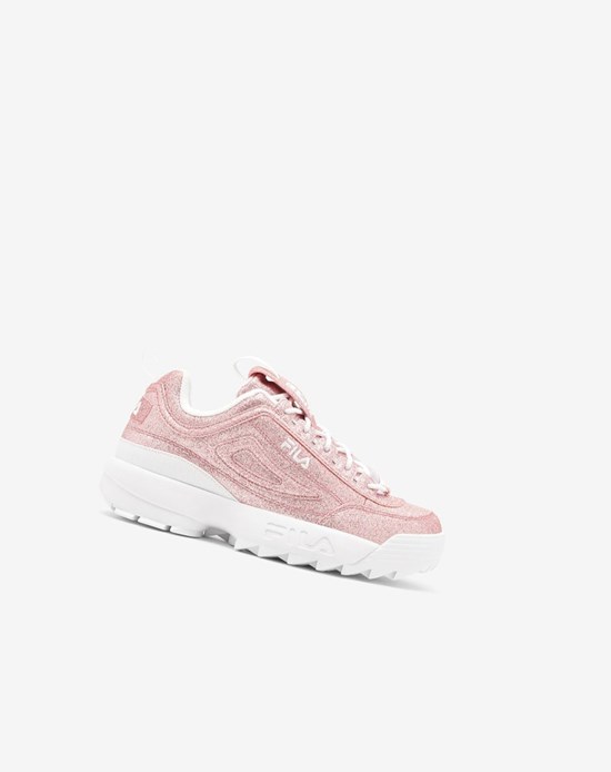 Fila Disruptor 2 Glimmer Sneakers Rose Rose Blanche | 816GZREDF