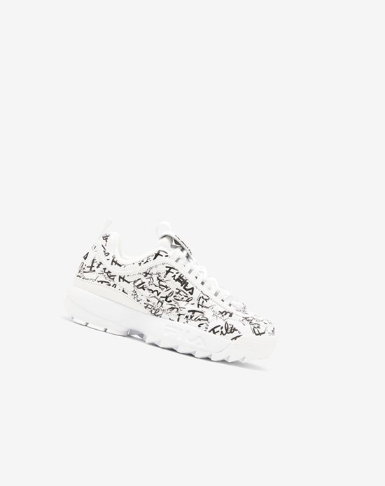 Fila Disruptor 2 Graffiti Sneakers Blanche Noir Blanche | 059YHOSUG