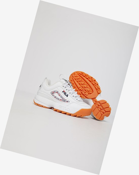 Fila Disruptor 2 Haze Sneakers Wht/Fnvy/Fred | 497MOZAQT
