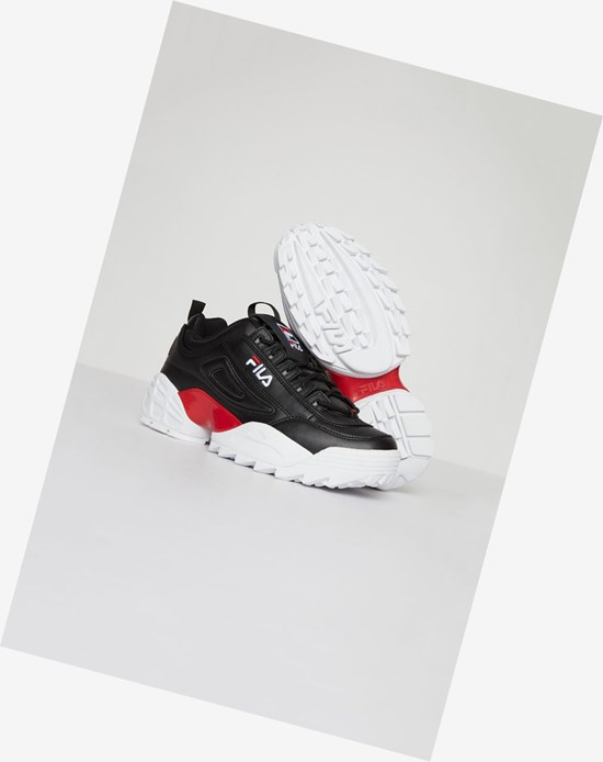 Fila Disruptor 2 Lab Sneakers Noir Rouge Blanche | 082MTNKVD