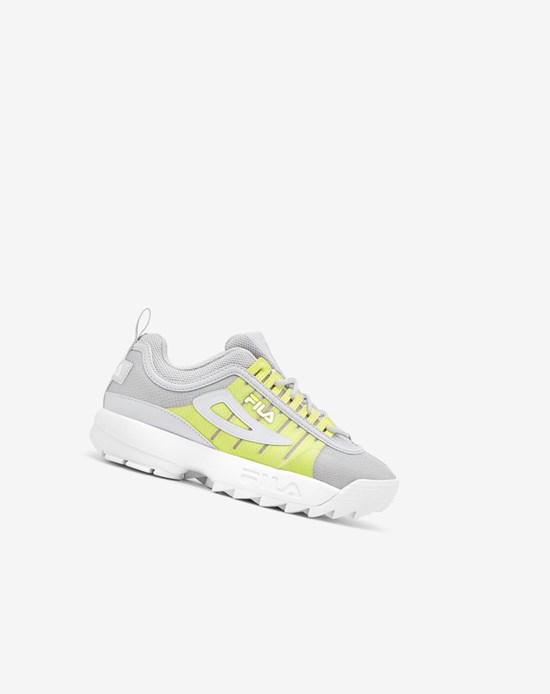 Fila Disruptor 2 Monomesh Chunky Sneakers Qgry/Sfty/Wht | 815PMTHXJ