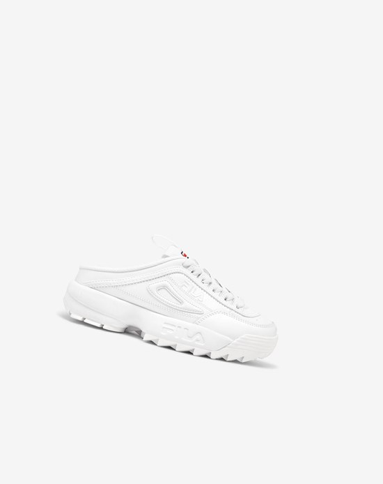 Fila Disruptor 2 Mule Sneakers Blanche Bleu Marine Rouge | 259BUQPEN