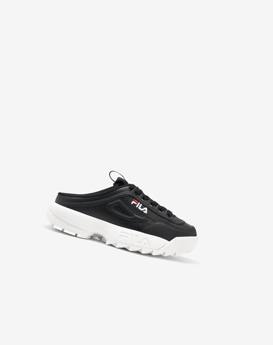 Fila Disruptor 2 Mule Sneakers Noir Blanche Rouge | 901XMASDP