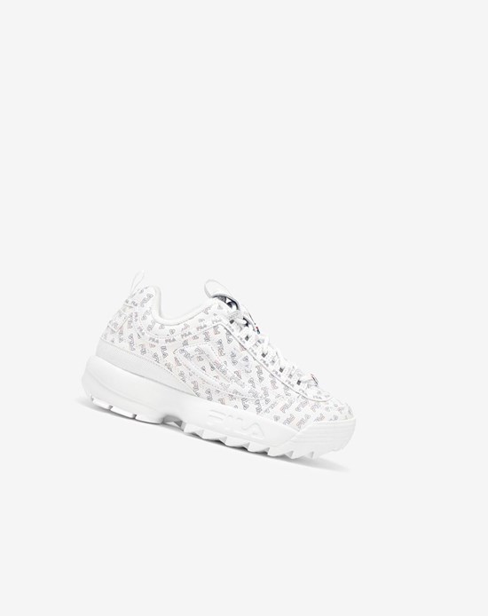 Fila Disruptor 2 Multi Sneakers Wht/Fnvy/Fred | 925ZSQJTH