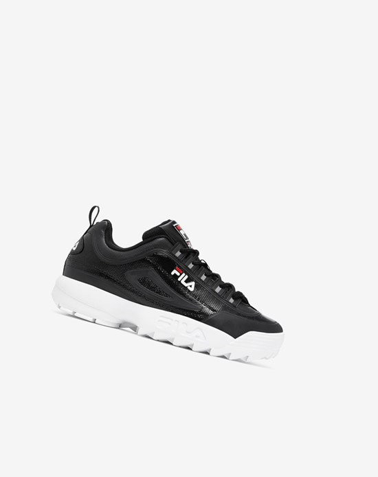 Fila Disruptor 2 No-sew Sneakers Blk/Fred/Wht | 691TYMZFL