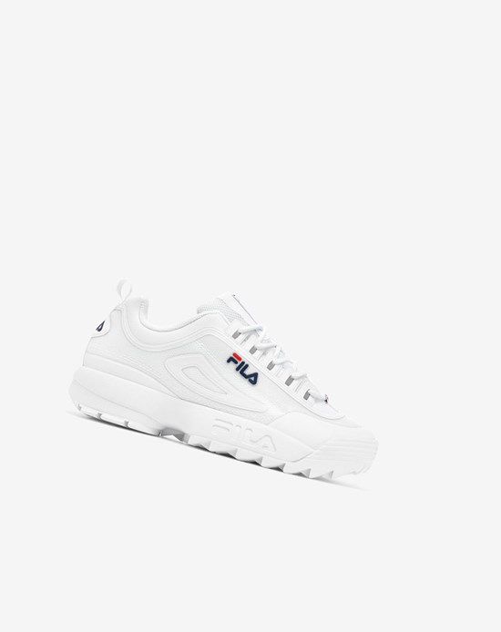 Fila Disruptor 2 No-sew Sneakers Wht/Fnvy/Fred | 502WFZPMB