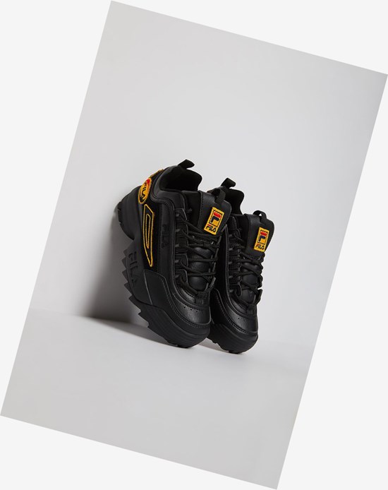 Fila Disruptor 2 Patches Sneakers Blk/Blk/Blk | 238GLYCHD