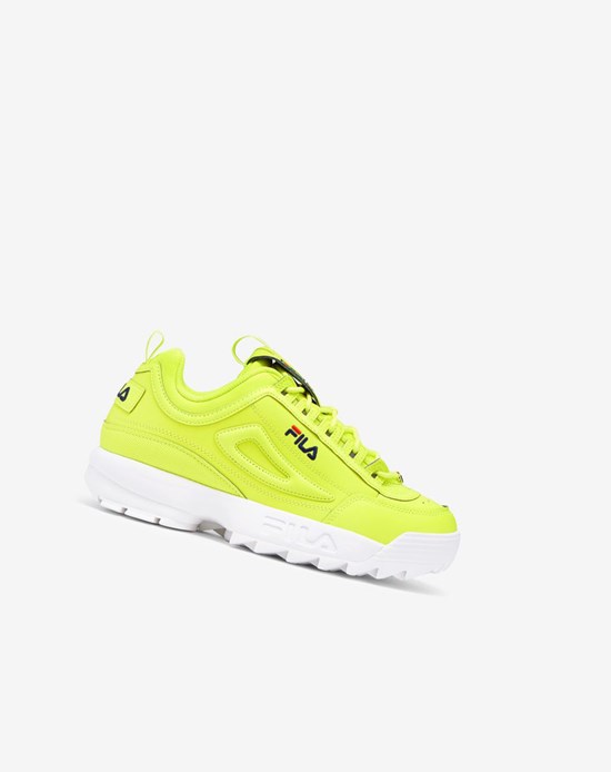 Fila Disruptor 2 Premium Neon Sneakers Jaune Bleu Marine Rouge | 670FRLBKX