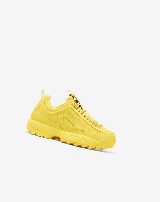 Fila Disruptor 2 Premium Sneakers 700 Goldfinch / Goldfinch / Goldfinch | 041UIKFZJ
