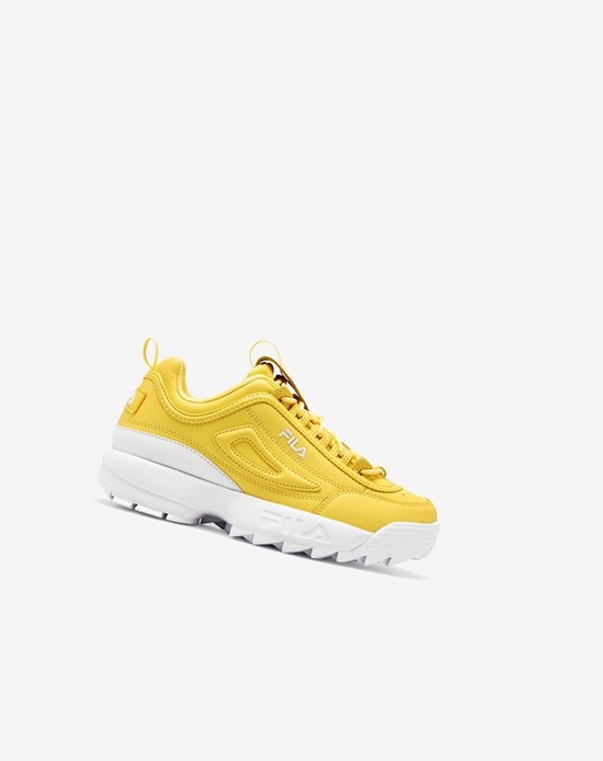 Fila Disruptor 2 Premium Sneakers Blanche Blanche | 876SCLPWZ