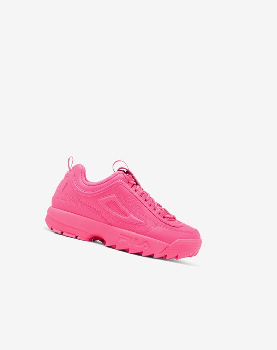 Fila Disruptor 2 Premium Sneakers Rose Rose Rose | 043BVEPQU
