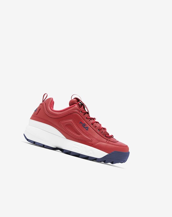 Fila Disruptor 2 Premium Sneakers Rouge Bleu Marine Rouge | 803CPBKEQ