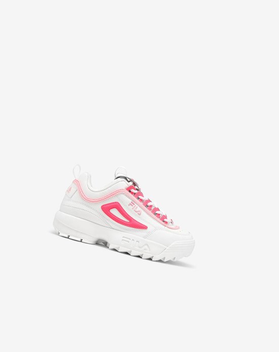 Fila Disruptor 2 Sneakers Blanche Rose | 659JYXNUH