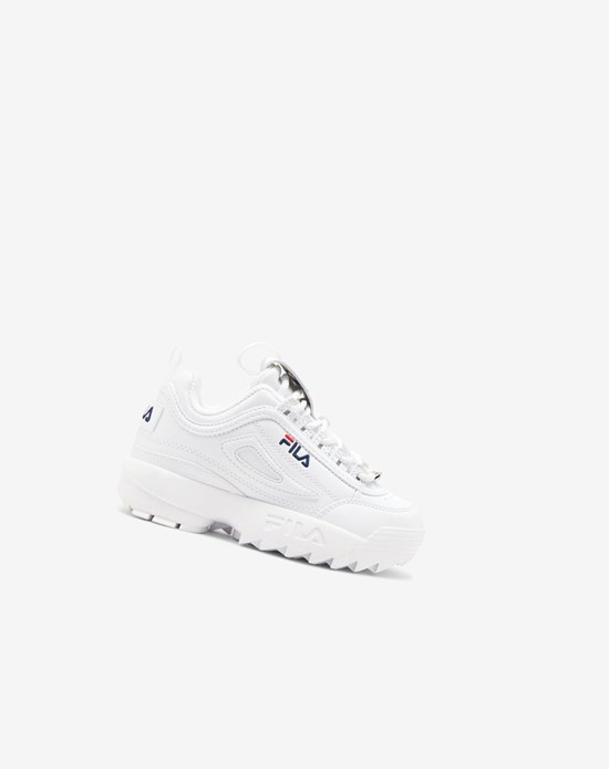 Fila Disruptor 2 Sneakers Blanche Rouge | 270WAUJYI