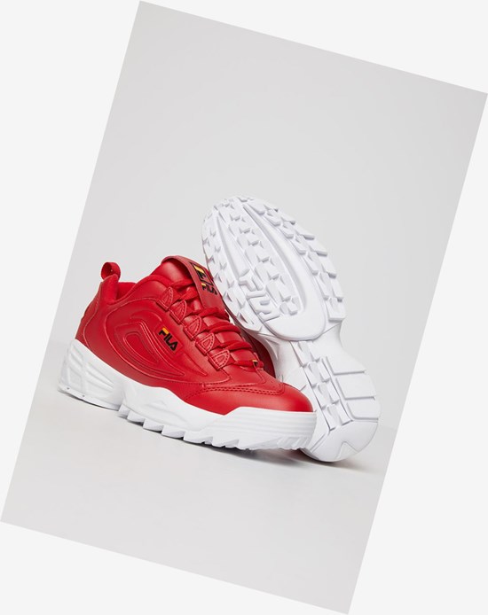 Fila Disruptor 3 Tennis Shoes Rouge Noir Jaune | 510HOMUDN