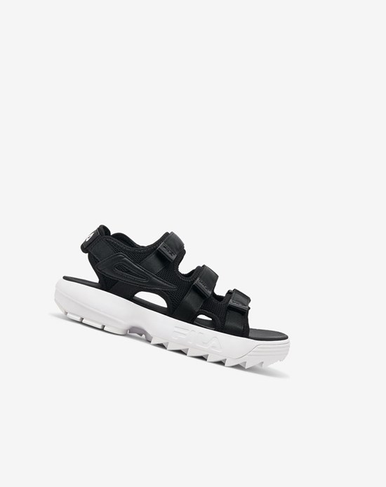 Fila Disruptor Sandal Claquette Sandals Noir Noir Blanche | 023TDPEBK