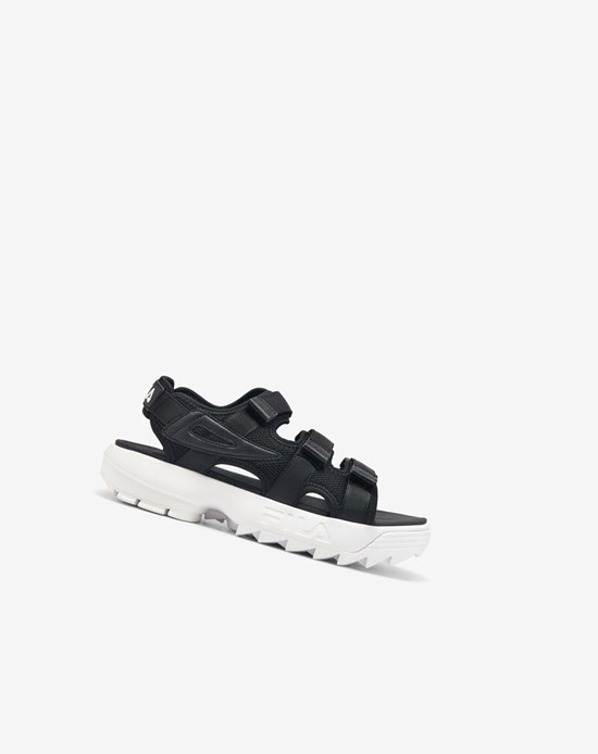 Fila Disruptor Sandal Claquette Sandals Noir Noir Blanche | 741IKDWOU