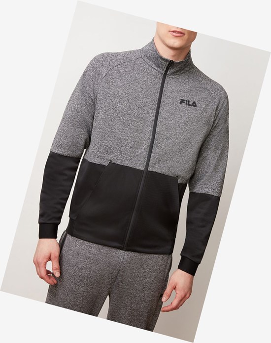 Fila Donald Zip Jacket Charcoalmrl | 758LXSKBH