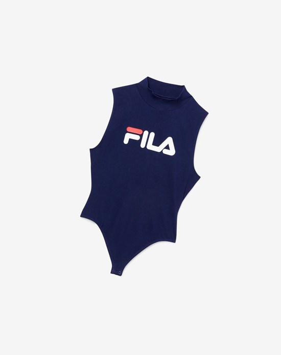 Fila Donata Bodysuit Blanche Rouge | 028AVTSEZ