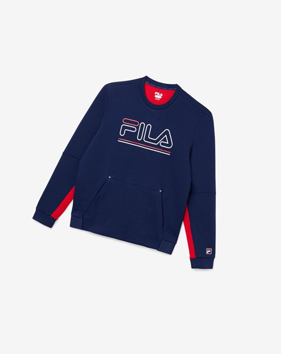Fila Dooley Tech Crew Rouge Blanche | 460MFDKJH