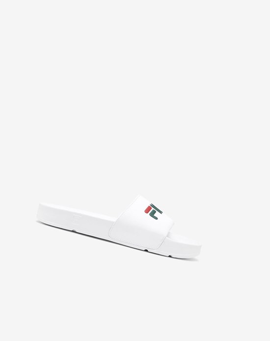 Fila Drifter Claquette Sandals Blanche Rouge | 582YEXKST