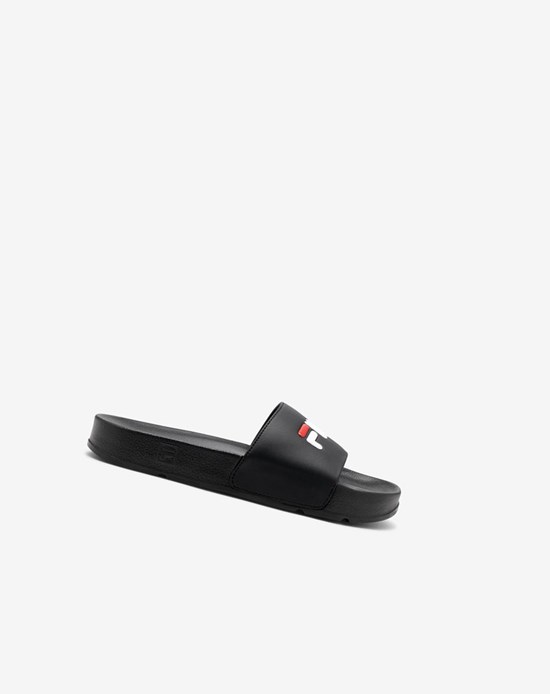 Fila Drifter Claquette Sandals Noir Rouge Blanche | 497UJTYBV
