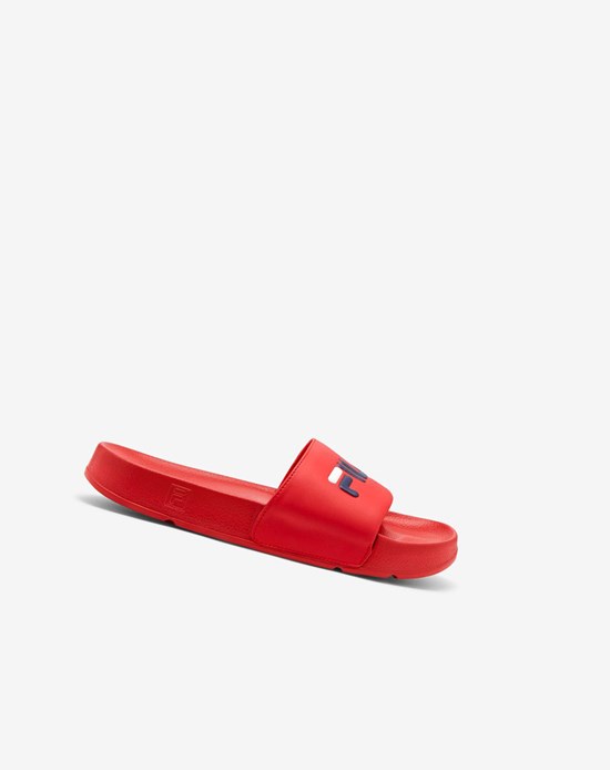Fila Drifter Claquette Sandals Rouge Bleu Marine Blanche | 784IWYJDH