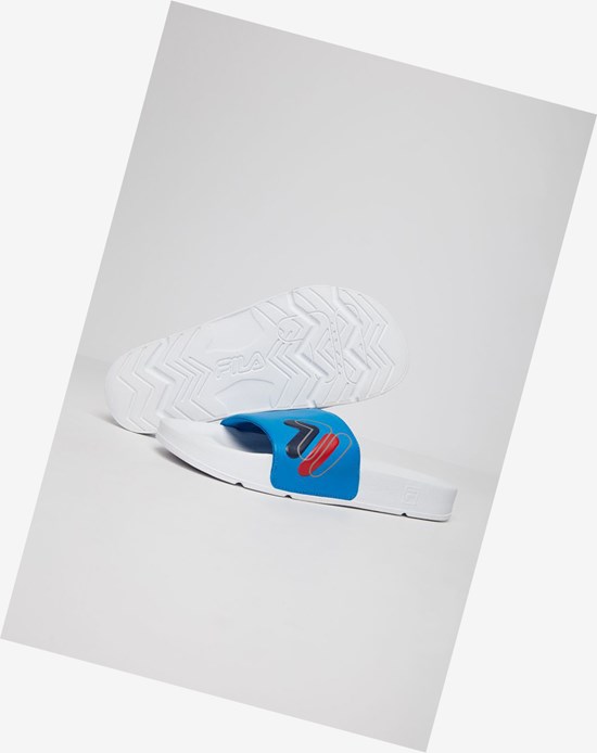 Fila Drifter Double F Tennis Shoes Blanche | 416ZWPERO