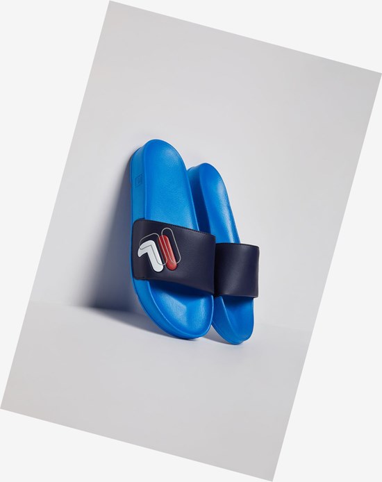 Fila Drifter Double F Tennis Shoes Bleu Marine | 590LVZOPY