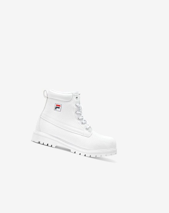 Fila Edgewater 12 Pb Boot Boots Blanche Bleu Marine Rouge | 143FPCUEZ