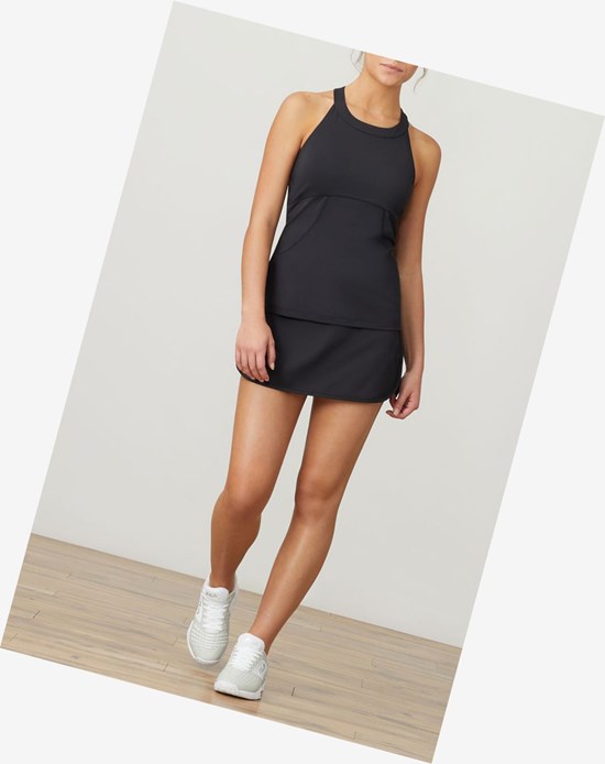 Fila Essentials Halter Tank Noir | 134OUPNXS