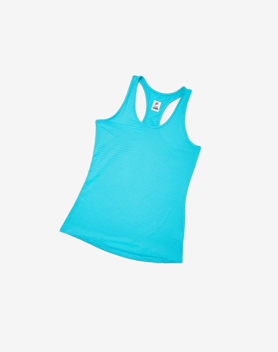 Fila Essentials Racerback Tank Turquoise | 095XNOSMF
