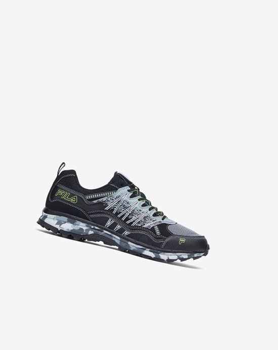 Fila Evergrand Tr Camo Tennis Shoes Noir Vert | 589OPAVIM