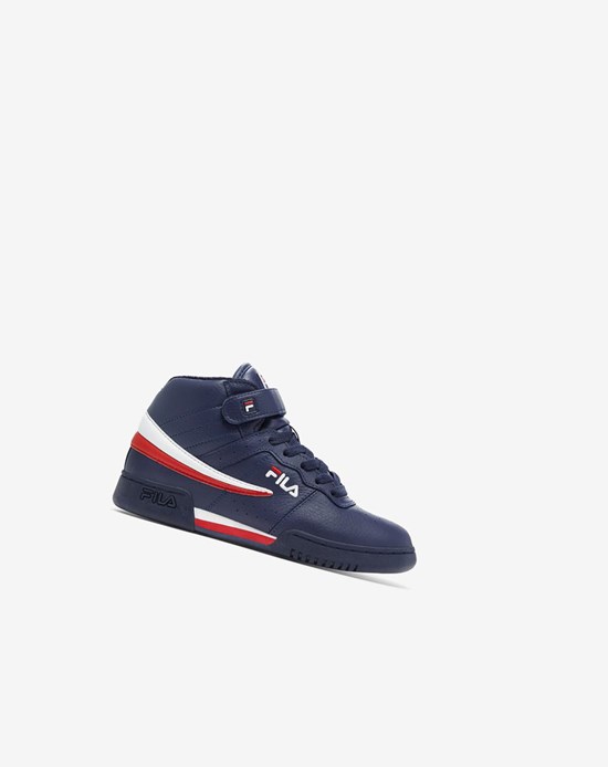 Fila F-13 Sneakers Bleu Marine Blanche Rouge | 457EKVNFZ