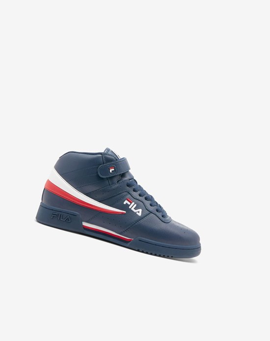 Fila F-13 Sneakers Bleu Marine Blanche Rouge | 837JWIQGL