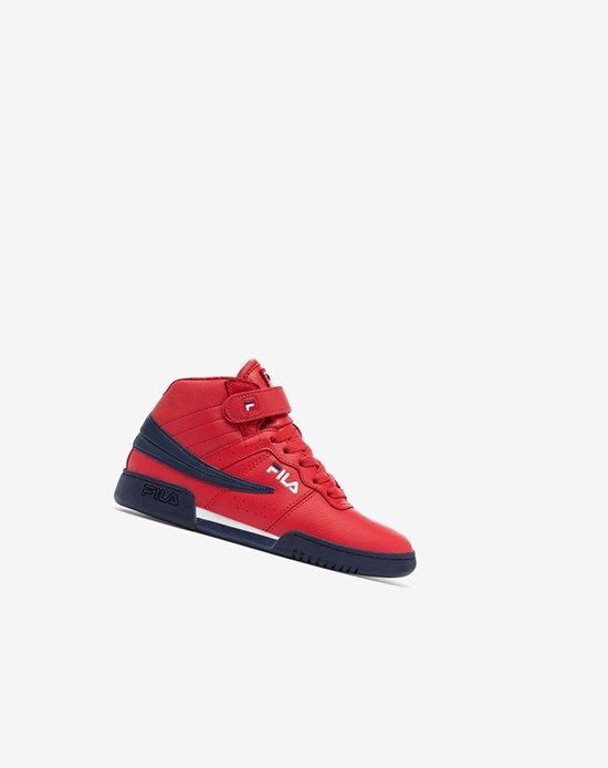 Fila F-13 Sneakers Rouge Bleu Marine Blanche | 864JRDFHB