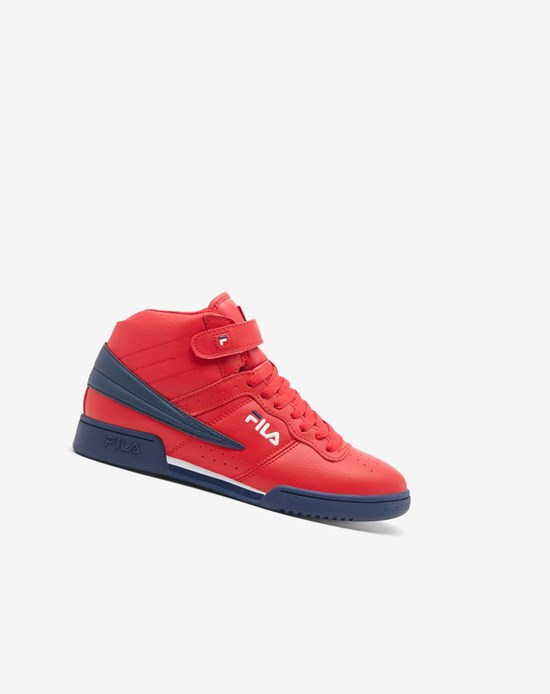 Fila F-13 Sneakers Rouge Bleu Marine Blanche | 936DHVQOP