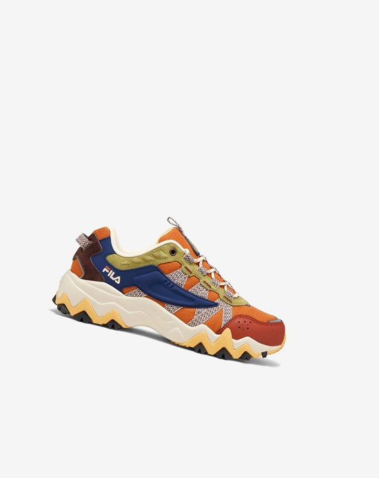 Fila Fieldstone Sneakers Blanche Orange | 098FEIYSK