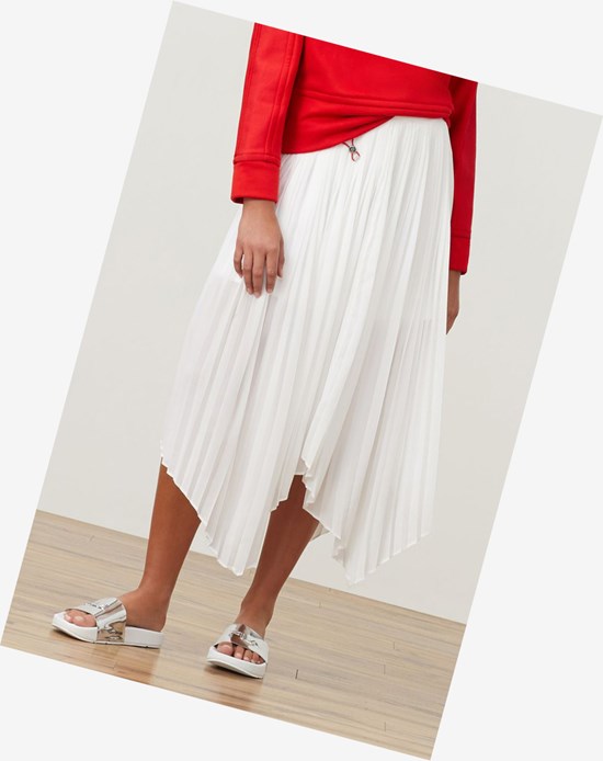 Fila Fila Milano Chiffon Skirt Off-white | 082WIDKRM