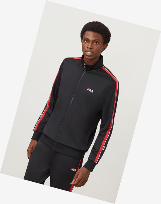 Fila Fila Milano Knit Piste Jacket Noir | 569GTRKAN