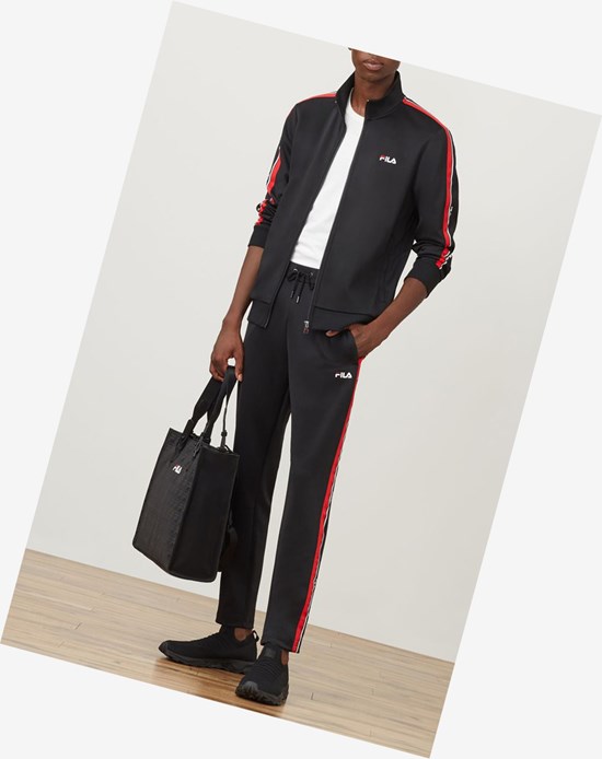 Fila Fila Milano Knit Piste Pant Noir | 284IKBNQT