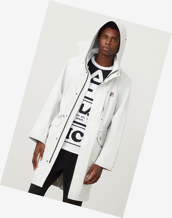 Fila Fila Milano Long Woven Jacket Grise | 136KDTYBJ
