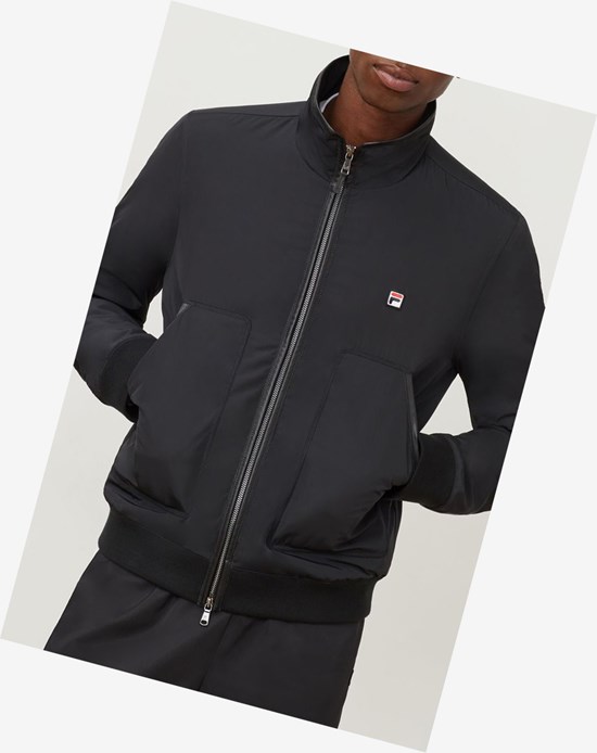 Fila Fila Milano Woven Jacket Noir | 497RSHIYL