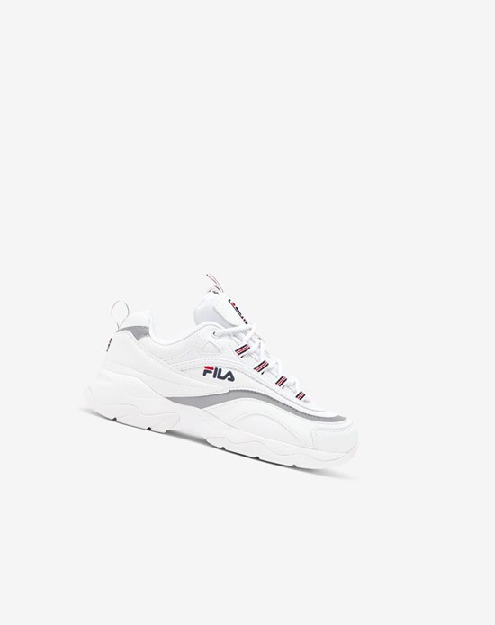 Fila Fila Ray Tennis Shoes Wht/Fnvy/Msil | 306DFTPIS