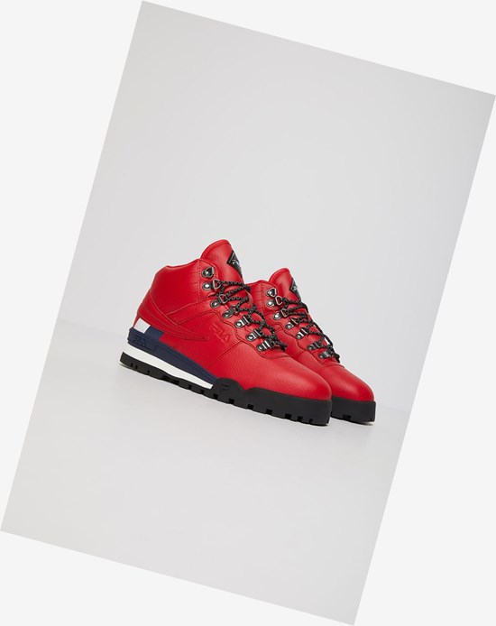 Fila Fitness Hiker Mid Tennis Shoes Fred/Fnvy/Wht | 290LHBPOG