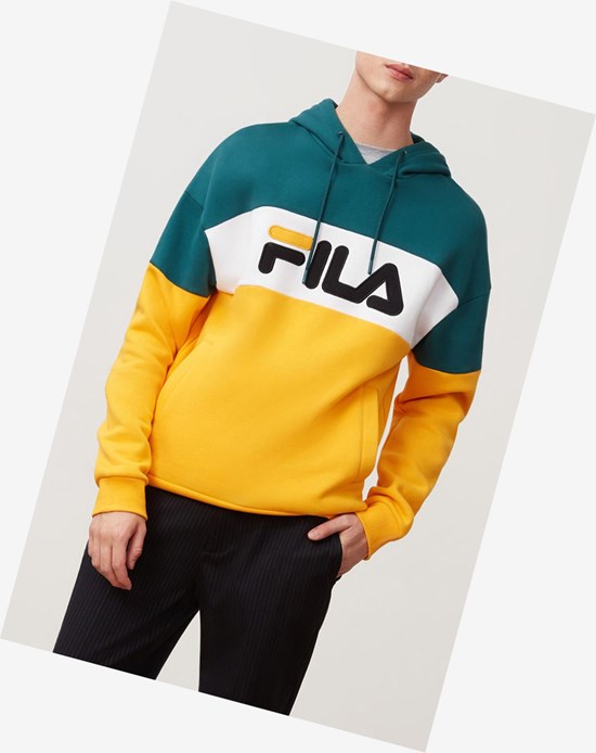 Fila Flamino Hoodie Citr/Atdp/Wht | 943EKZWNH