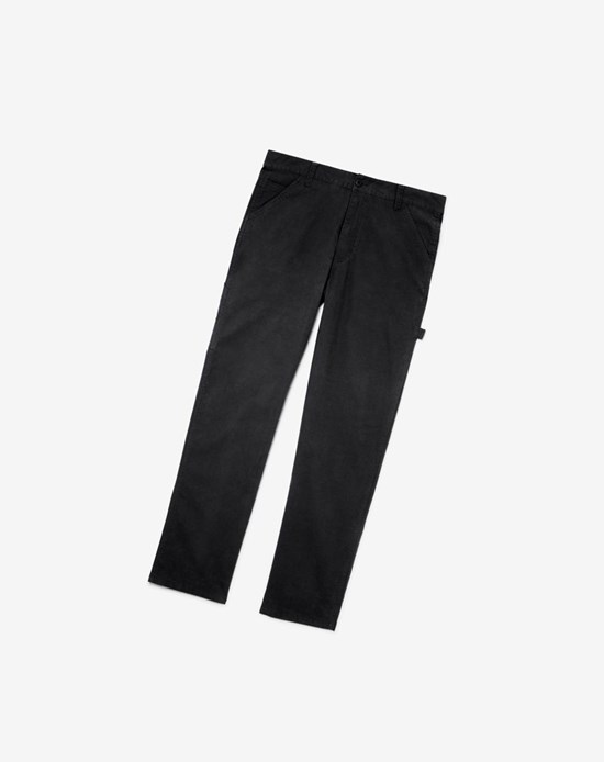 Fila Flannel Doublée Carpenter Pants - 32 Inseam Noir | 521HARZIU
