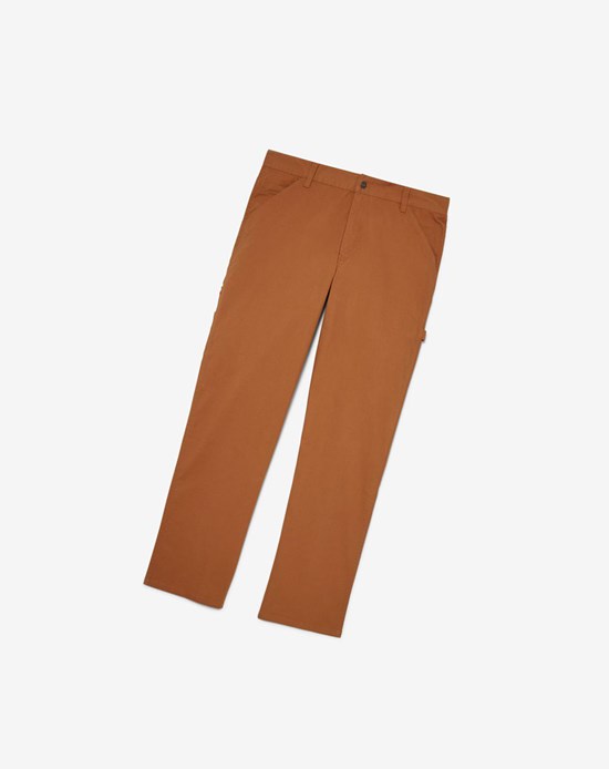 Fila Flannel Doublée Carpenter Pants - 32 Inseam 971 Chestnut | 580JSTMED