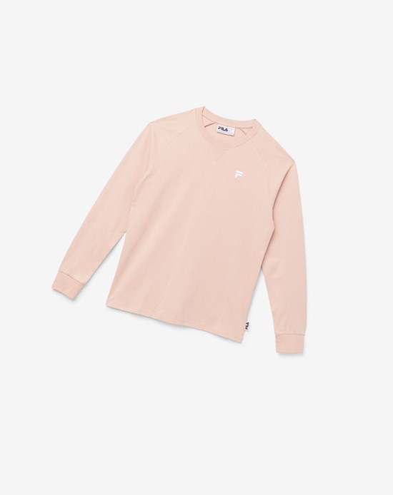 Fila Flynn Long Sleeve Tee Rose | 257CFONYJ